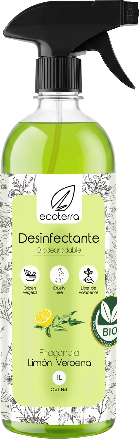 Desinfectante Limón Verbena: frente del envase