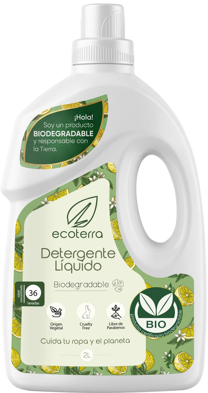 Detergente Líquido 2 L: frente del envase